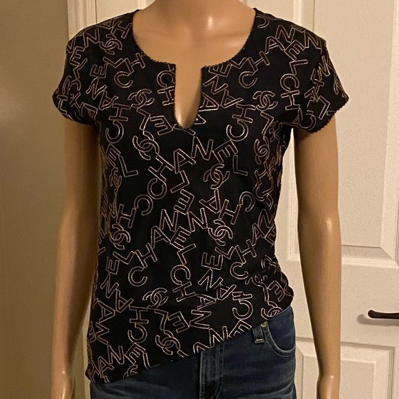 RARE!! CHANEL Monogram Top - Picture 5 of 11